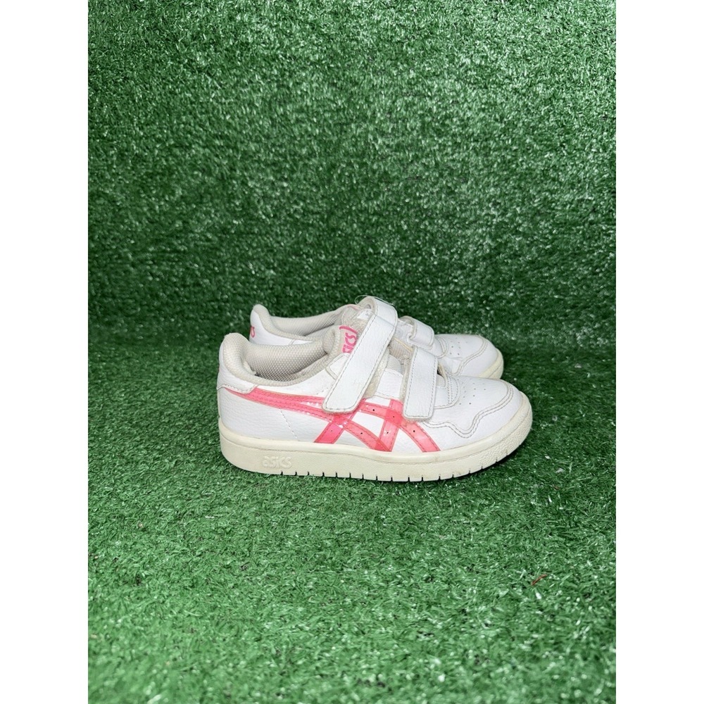 ASICS Toddler Size‎ 12C JAPAN S Pink White Walking Shoes Casual Comfort Sneakers